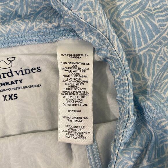 2/$30 Vineyard Vines Printed Sankaty Shortie Skort XXS Blue Hawaiian #5560 - Picture 10 of 13